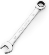 FLZOSPER 1/4 Inch SAE Box End Head Geared Wrench, 72-Tooth Ratcheting Co... - £9.38 GBP
