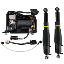 2x Air Suspension Shock + Air Compressor Pump For Cadillac Escalade Suburban GMC - £176.65 GBP