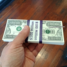 Stack of 100x Million Dollar Bills - $39.00