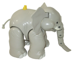 Little People Elephant 7&quot; Sounds Music Grey Fisher Price DNW75 2014 - $10.84