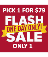MON -TUES APR 15 -16 FLASH SALE! PICK ANY 1 FOR $79 LIMITED BEST OFFER D... - £157.98 GBP