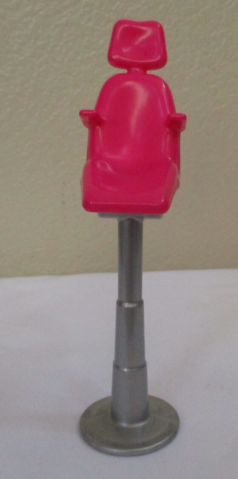Mattel Barbie Dentist Reclining Chair Fuchsia Pink & Silver - $8.41