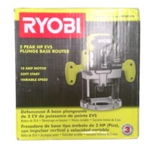 USED - RYOBI RE180PL1G 2 Peak HS EVS Plunge Base Router--READ-- - $46.14
