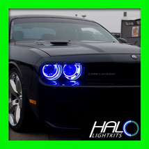 2008-2014 Dodge Challenger Blue Plasma Halo Headlight Rings Kit By Oracle - £165.12 GBP