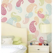 Jaipur Paisley Wall Art - Medium - Better Than Wall Decals - DIY Home Improvemen - $21.00