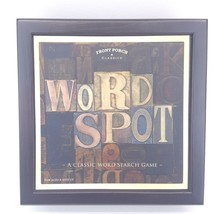 WordSpot Front Porch Classics 2007 Wooden Box Word Spot Hidden Word Game - £5.46 GBP
