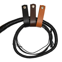 Bullwhip Holders Indiana Johnes Style Belt Holster 4.5&quot; Long Genuine Lea... - $8.24