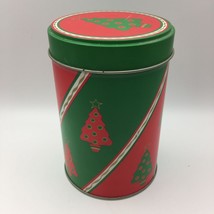 Christmas Holiday 5&quot; Kitchen Tin Canister Candy  Baked Goods Tree - £11.78 GBP