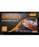 Tksrn Griddle Accessories Kit, 30 Pcs Flat Top Grill Tools Set for BBQ NEW - £27.98 GBP