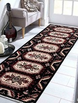 Glitzy Rugs UBSAF0109K0209G25 2 ft. 6 in. x 10 ft. Hand Knotted Afghan Wool &amp; Si - £193.43 GBP