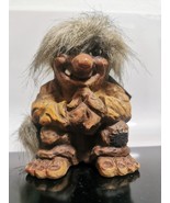 Large Vintage Nyform Norwegian Troll Doll  Original Tag 6&quot; tall Folk Art - €120,65 EUR