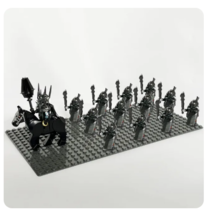 13pcs Castle Knights Toy Weapons Horse Black Hummer Army Building Block Fit Lego - £22.08 GBP