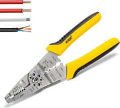 Professional Wire Stripper and Crimping Tool for Electrical Work - $12.47