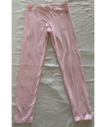 CHAMPION LOGO Pink Girl Leggings Athletic Sports Pants LARGE - $10.56 CAD