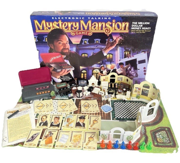 Mystery Mansion Electronic Talking Game 1995 WORKS - Complete! Strategy - $115.00