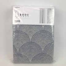 Ikea LOPPÖRT LOPPORT Room Darkening Curtains 57x98&quot; 1 Pair Stripe/Gray New - $132.65