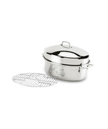 All-Clad SS Oval Roaster w/Rack, Dome Lid, Turkey Lifters and Pot Holders - $2,579.80 MXN