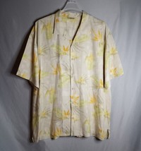Tommy Bahama Shirt  Men&#39;s  XXL Silk Hawaiian Tropical Button Down Short ... - $31.68