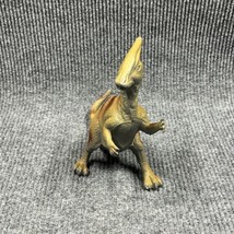 VTG PARASAUROLOPHUS 11” Dinosaur Hard Rubber Plastic Standing Toy Action... - $20.69