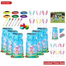 Durable 30 Piece Easter Game Collection - Bunny Sack Races &amp; Egg Hunts f... - $77.17