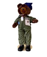 Vintage Bear Forces of America Plush Bear with Metal Stand Air Force Bad... - €24,07 EUR
