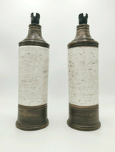 RARE Large Mid-Century Modern BITOSSI for BERGBOMS Pottery Table lamps 60s - £478.51 GBP