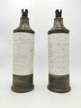 RARE Large Mid-Century Modern BITOSSI for BERGBOMS Pottery Table lamps 60s - £479.52 GBP