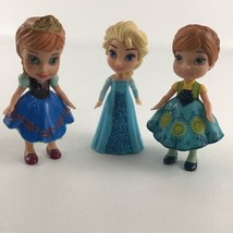 Disney Animator Collection Princess Frozen Anna Elsa 3&quot; Figure Glitter M... - £15.46 GBP