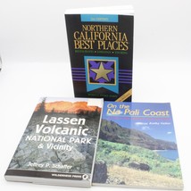 3 Traveling Books Northern California Best Places Lassen Volcanic Na Pali Coast - £16.06 GBP