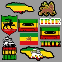 For Lion of Judah Sticker Decal Pack/Lot Rasta Rastafari Jamaica Reggae 420 Skat - £58.68 GBP