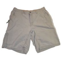 Columbia Men&#39;s Khaki Shorts - Size 36w 11L - Casual Comfort - Side cargo... - £11.60 GBP