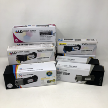 Lot of 10 Dell Toner 2150 + 2155 Series Black Magenta Cyan Yellow - New In Box - £31.73 GBP