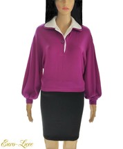 VINTAGE GIANFRANCO FERRE RUNWAY PURPLE PINK BUTTERFLY SLEEVE TOP FR 38/ ... - $581.85 CAD