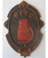 Fire Marca Ufic : United Firemen&#39;s Seguros Company Nashville Placa Marca... - £61.89 GBP