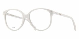 Brand New Celine Paris CL50042I 021 Polished White Authentic Eyeglasses Rx 57-17 - £186.41 GBP