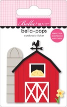 EIEIO Bella-Pops 3D Stickers-Raised In A Barn BBEI2680 - $14.07