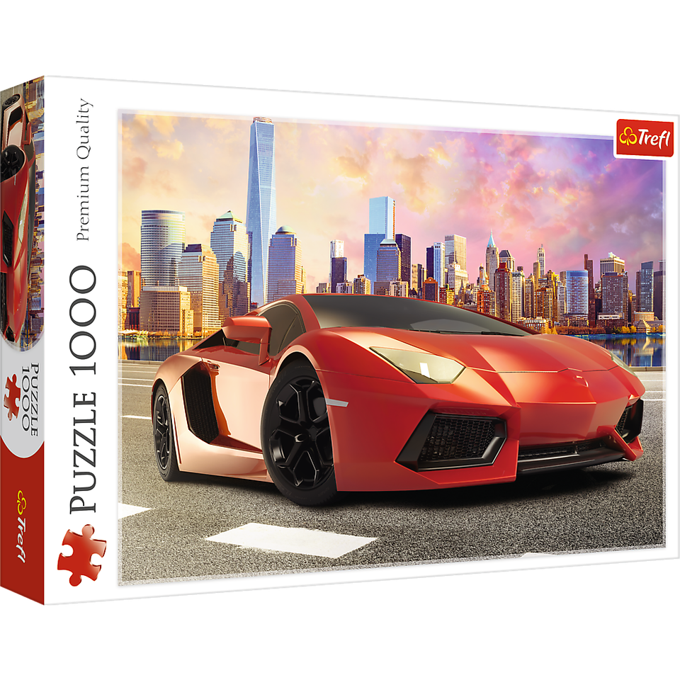 1000 Piece Jigsaw Puzzles - Sunset ride, fast car, Moto puzzle, Adult Puzzle, - $36.55