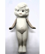 Vtg 7.5” Bisque Frozen Charlotte Doll Kewpie Flapper Jointed Arms Japan - $562.18 MXN