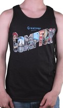 Dissizit Greetings From Compton Mens Black Tank Top Sleeveless Muscle Shirt NWT - £11.92 GBP