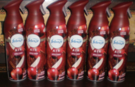 (6) FEBREZE Air Room Freshener Sprays APPLE CIDER 8.8 Oz each Spray Bottle - £23.15 GBP