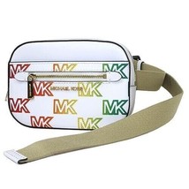 Michael Kors Convertible Belt Bag White Gay Pride 35S3GTTN5Y NWT $348 Retail - £67.25 GBP