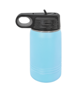 Lt. Blue 12oz Double Wall Insulated Stainless Steel Sport Bottle  Flip T... - £13.82 GBP