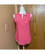 Ann Taylor Loft ladies NWT PS sleeveless top pink - $20.00