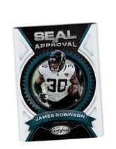 2021 Panini Certified Seal of Approval James Robinson Jacksonville Jaguars - £1.17 GBP