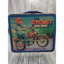 1979 The Cyclist - Dirt Bike/Moped Lunchbox No Thermos - $28.11