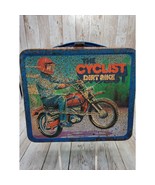 1979 The Cyclist - Dirt Bike/Moped Lunchbox No Thermos - $38.55 CAD