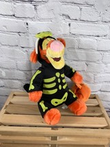 Disney Store Plush Tigger Skeleton Costume Pumpkin - Vintage - £19.89 GBP