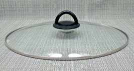 Rival Crock Pot 6 Quart Oval Replacement Glass Lid black handle 12&quot; SCVC609-SS - £19.46 GBP