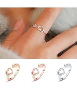 [Jewelry] Small Arrow Heart Ring for Friendship/Best Friend Gift - Free ... - £7.18 GBP+