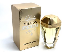 Lady Million Eau My Gold By Paco Rabanne 2.7oz Eau De Toilette Spray For Women  - £46.23 GBP